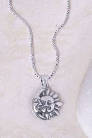 Sun & Moon Pendant Necklace - SF