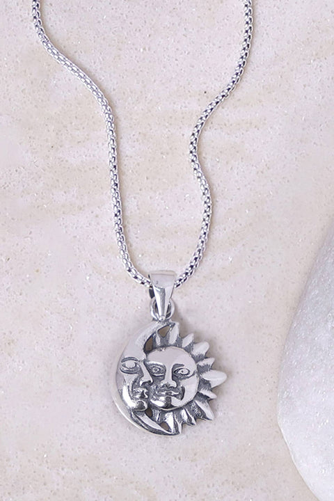 Sun & Moon Pendant Necklace - SF