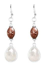 Mother Of Pearl Jenny Drop Earrings - SF