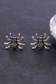 Sterling Silver Spider Post Earrings - SS