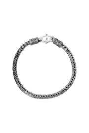 Sterling Silver Men's Bali Link Bracelet - SS
