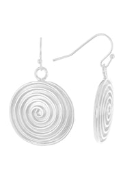 Mandala Swirl Drop Earrings - SF
