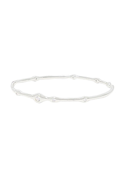 Aurora CZ Bangle Bracelet - SF