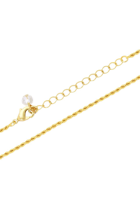 14k Gold Plated 2mm Rope Chain - GP