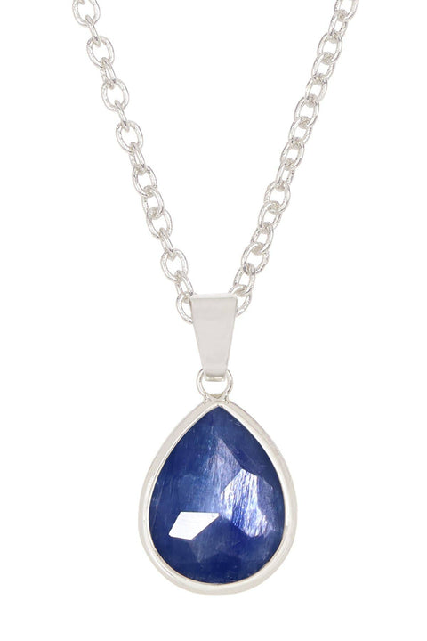 Kyanite Teardrop Pendant Necklace - SF