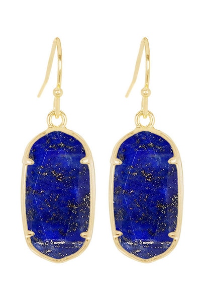 Lapis Casey Drop Earrings - GF