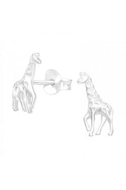 Sterling Silver Giraffe Ear Studs - SS