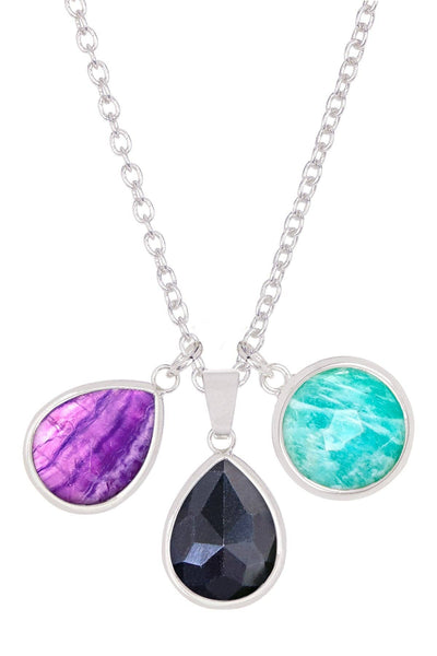 Mixed Gemstone Selena Necklace - SF