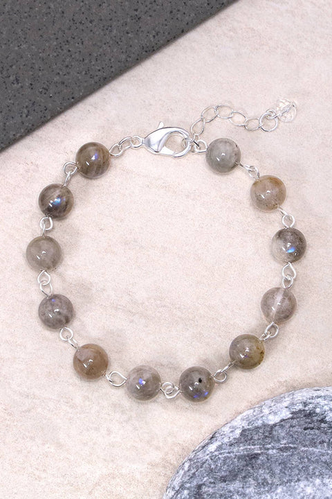 Labradorite Mala Beads Bracelet - SF