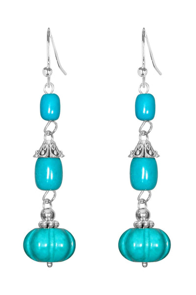 Turquoise Cassandra Earrings - SF