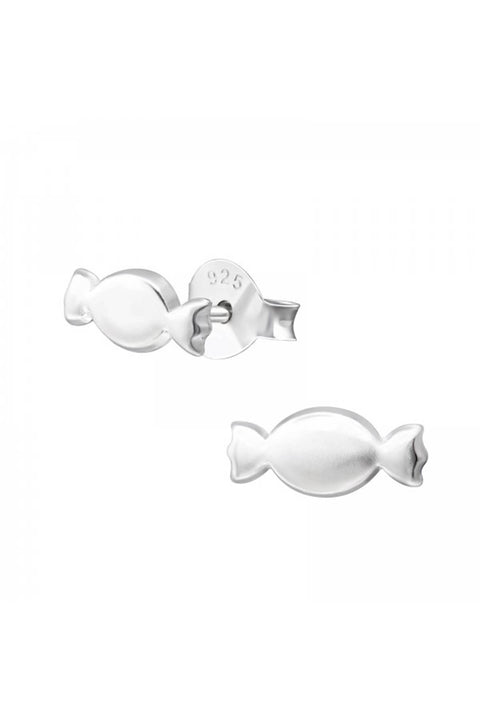 Sterling Silver Candy Ear Studs - SS