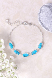 Turquoise Link Bracelet - SF