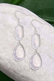 Moonstone Crystal Georgia Earrings - SF