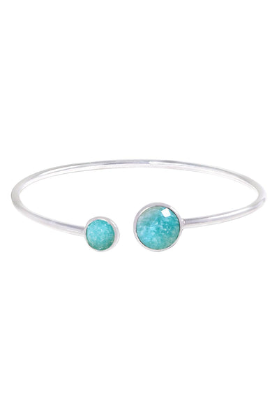 Amazonite Orbit Cuff Bracelet - SF