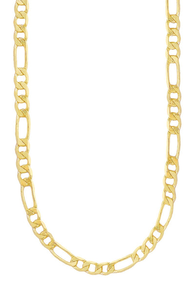 14k Gold Plated 2mm Figaro Chain - GP