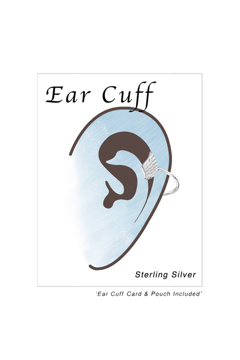 Sterling Silver Wing Ear Cuff - SS