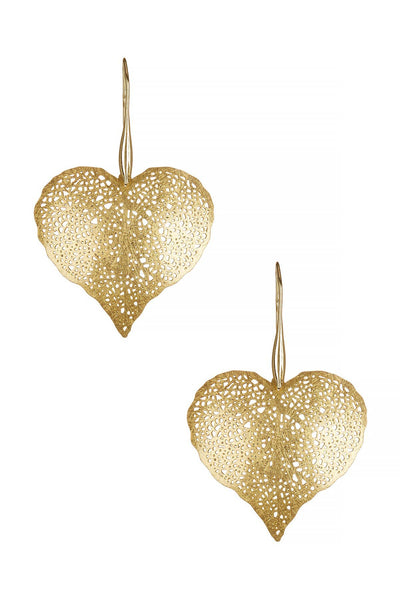 Tahiti Leaf Drop Earrings - GF