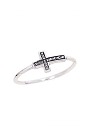 Sterling Silver Cross Ring - SS