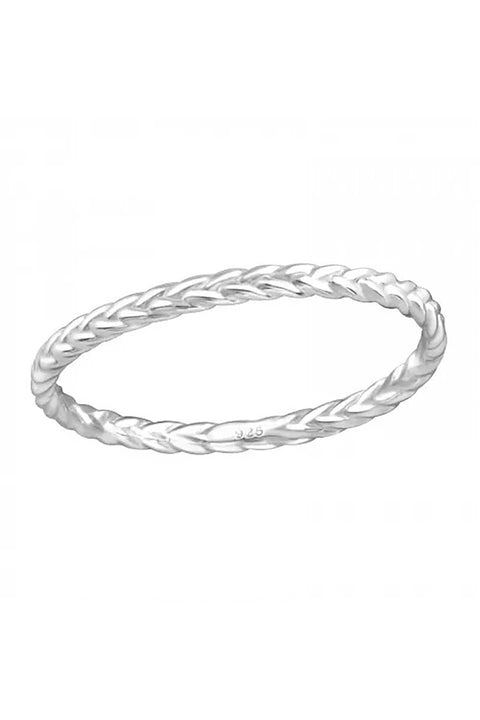 Sterling Silver Braid Ring - SS