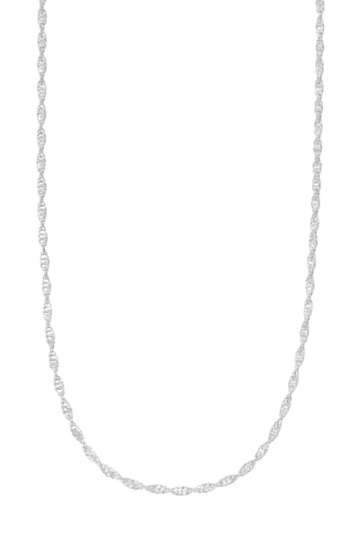 Sterling Silver Italian Rope Chain 2.2 mm x 18" - SS
