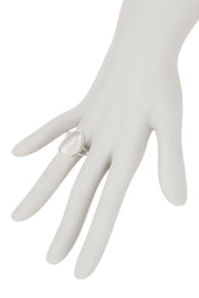 Sterling Silver Crystal Quartz Ring - SS