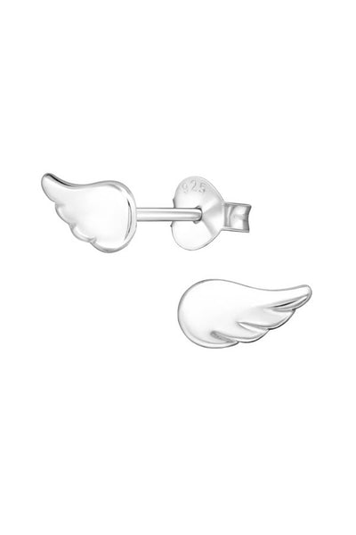 Sterling Silver Wing Ear Studs - SS