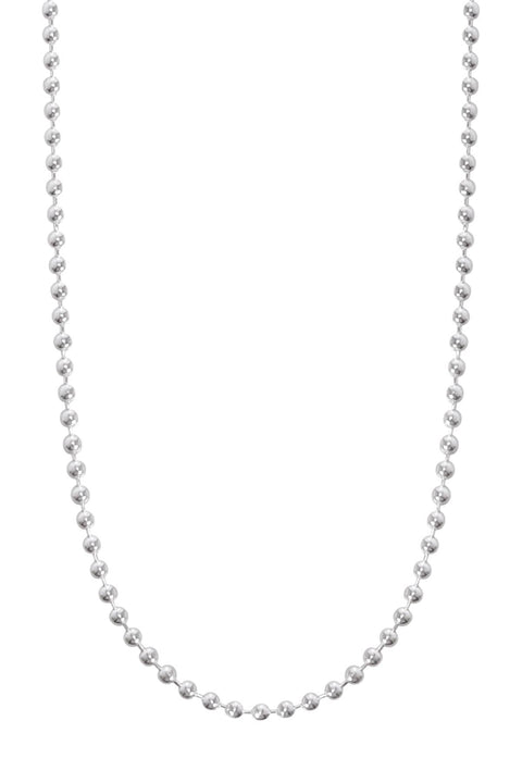 Sterling Silver Italian Bead Chain 1.8 mm x 18" - SS