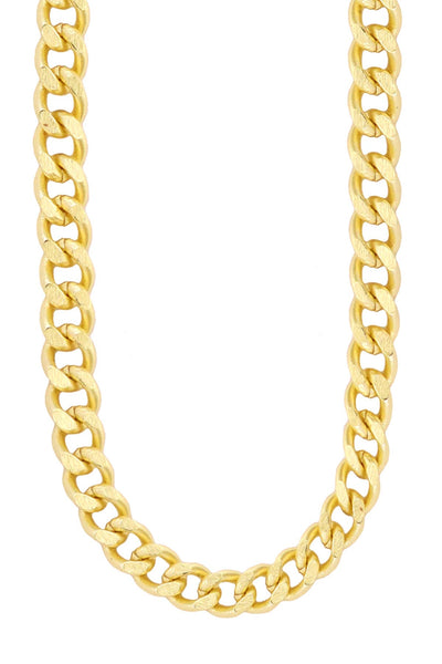 14k Gold Plated 3mm Curb Chain - GP