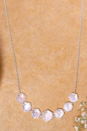Mother Of Pearl Statement Necklace - SF