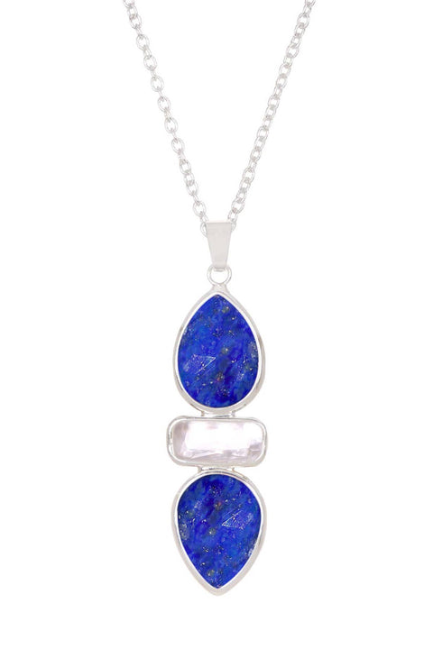 Lapis Pendant Necklace - SF