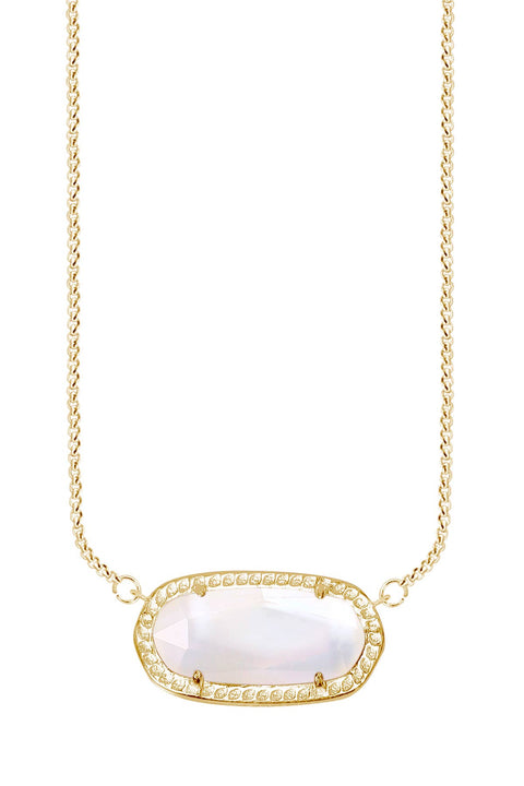 Mother Of Pearl Pendant Necklace - GF