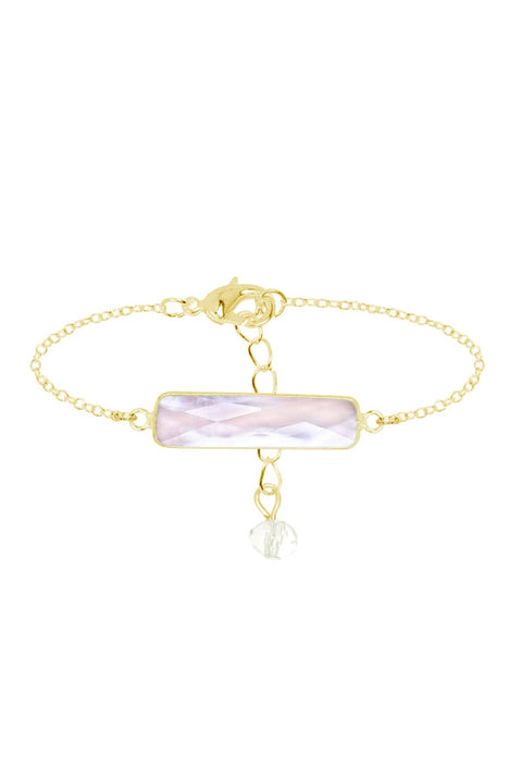 Mother Of Pearl Bar Bracelet - GF