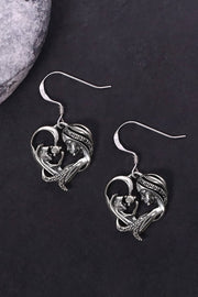 Sterling Silver Mother & Child Drop Earrings - SS