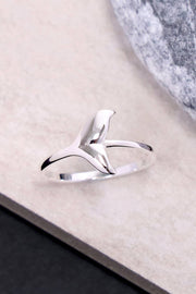 Sterling Silver Whale Tail Ring - SS