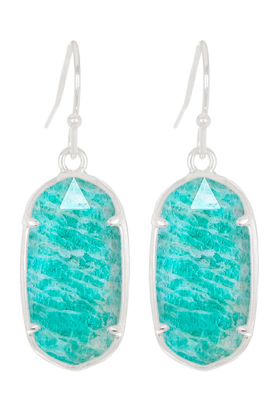 Amazonite Casey Drop Earrings - SF