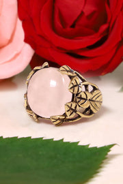 Rose Quartz Garden Ring In - GF